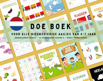 Nederlands geschreven DOE BOEK