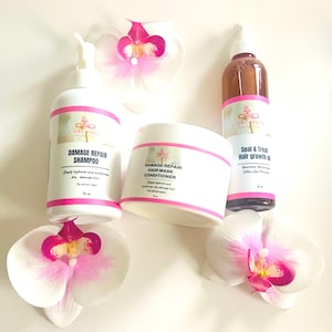 Ayurvedic shampoo- hair conditioner-hair growth oil-3 products.