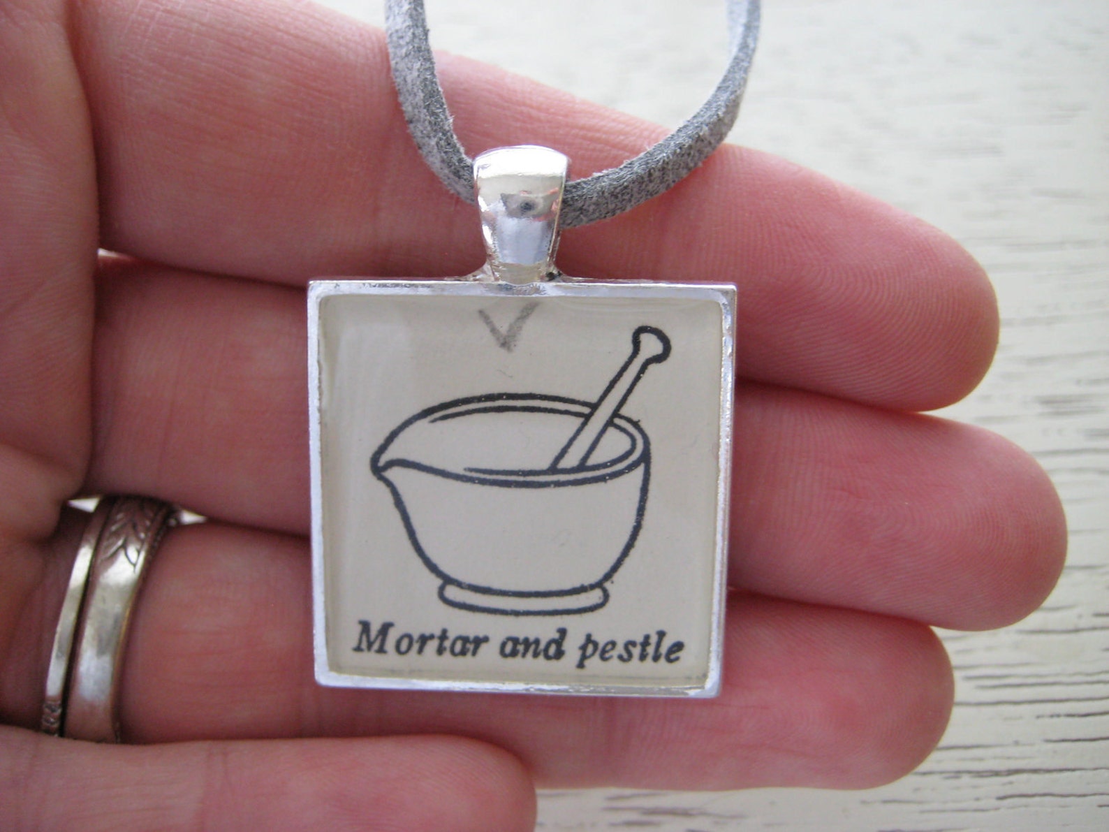 Mortar and Pestle Pendant Etsy