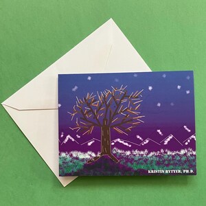 Pacote de quatro cartões de felicitações com paisagens