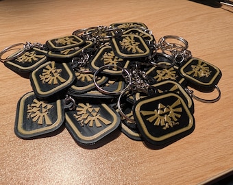Triforce Keychain – 3D Printed Legend of Zelda Gamer Accessory