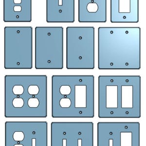 3d Printed Outlet Covers - Custom Options Available! (Set Of 4) imagem 5