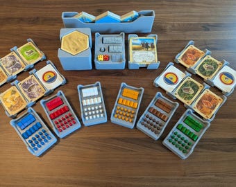 Catan Board Game Insert for Base Game and 5 to 6 Player Expansion 5th Edition