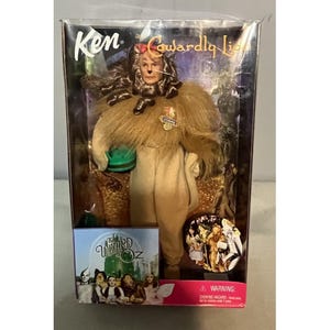 Wizard of Oz Ken as the Cowardly Lion - 1999 - Mattel - Opened Box  READ