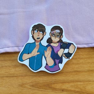 TrollHunters Sticker: Jim and Claire