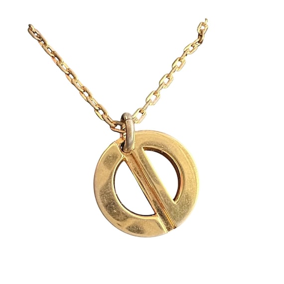 ChrDior GERMANY ネックレス CD Christian Dior CD Logo Necklace - Made in Germany (vintage) - Etsy