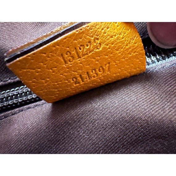 Gucci GG Canvas Web Sherry Line Tote Bag - Yellow… - image 20