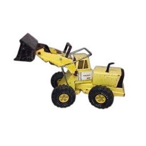 Vintage Tonka Turbo Diesel Loader - viss rost och sprucken vindruta (se bilder) - Gjuten traktorutrustning leksakssamlare