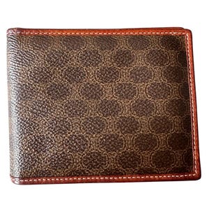 Céline Brown Triomphe Canvas Bifold Wallet
