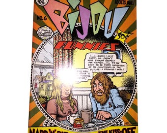 Bijou Funnies No. 6 Underground Comic Book- 1970s