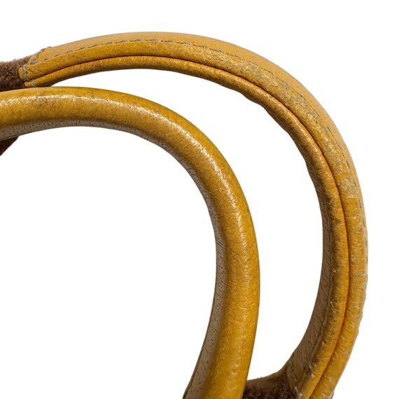 Gucci GG Canvas Web Sherry Line Tote Bag - Yellow… - image 9