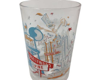 Vintage 1996 Walt Disney World’s Remember The Magic 25th Anniversary Glass Tumbler