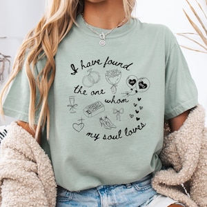 Christian Newlywed Shirt Bride to Be Gift for Christian Bridal Tee Comfort Colors Shirt Song of Solomon 3 4 Scripture T Shirt for Weddings