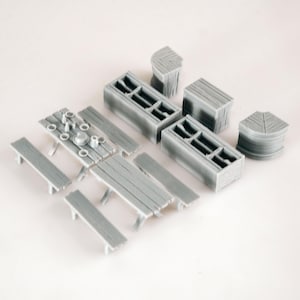 Bar Terrain Pack | Modular D&D Tavern Scenery | 28mm Tabletop RPG Terrain for Pathfinder and DnD Encounters | Fantasy Scatter Terrain