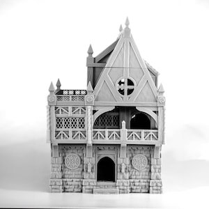 Apothecary | 3D Printed DnD Terrain | Playable Medieval RPG Village Shop | Magic Potions | Fantasy Tabletop Scenery for Dungeons & Dragons