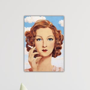 ルネ・マグリット ジョーゼット・マグリット 1934 ポスター マグリット ウォールアート ルネ・マグリット キャンバス ルネ・マグリット ペイント ギフト ホームデコレーション 美術館の装飾