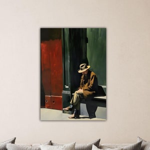Edward Hopper The Solitude Wall Art Edward Hopper Poster Hopper Canvas Museum Decor Art Hopper Painting Gift Of Home Decor Hopper Print Art