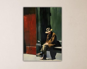 Edward Hopper The Solitude Wall Art Edward Hopper Poster Hopper Canvas Museum Decor Art Hopper Painting Gift Of Home Decor Hopper Print Art