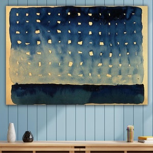 Georgia O&#39;Keeffe Blue And Yellow Poster,Georgia O&#39;Keeffe Wall Art,Georgia O&#39;Keeffe Print, Georgia O&#39;keeffe Canvas,Ready To Hang,Home Decor