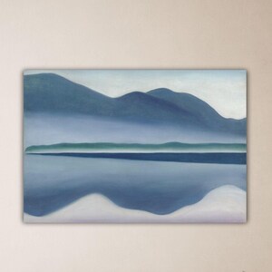 Georgia O&#39;keeffe Lake Canvas Room Print Art O&#39;keeffe Poster Art O&#39;Keeffe Wall Art O&#39;Keeffe Ready To Hang Home Wall Decor Gift O&#39;Keeffe Paint