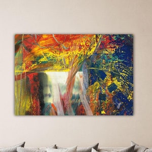 Gerhard Richter Clouds Canvas Gerhard Richter Artworks Abstraktes Bild Wall Art Gift Of Home Wall Decor Gerhard Richte Poster Richte Paint