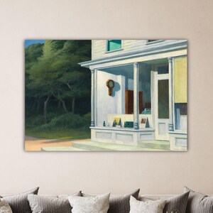 Edward Hopper Seven AM (7.00 AM) Wall Art Edward Hopper Poster Hopper Canvas Museum Decor Edward Hopper Painting Gift Of Home Wall Decor Art