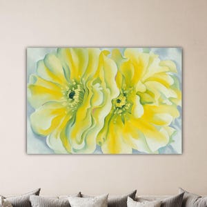 Georgia O'Keeffe Gelber Kaktus 1929 Wandkunst O'Keeffe Poster Georgia O'Keeffe Leinwand O'Keeffe Druck Geschenk Von Wohnkultur Kunst Museum Dekor Kunst