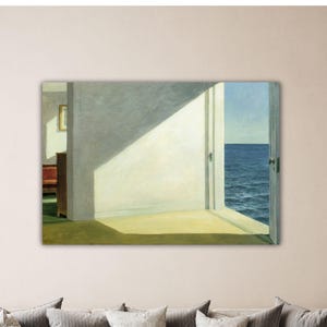 Edward Hopper Rooms By The Sea Wall Art Edward Hopper Poster Hopper Canvas Museum Decor Hopper Paint Gift Of Home Decor Edward Hopper Print
