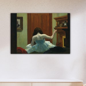 Edward Hopper New York İnterior Wall Art Edward Hopper Poster Hopper Canvas Museum Decor Hopper Painting Gift Of Home Wall Decor Print Art