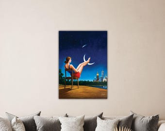 Rafal Olbinski The Third Dimension of Time Paint Rafal Olbinski Canvas Rafal Olbinski Wall Art Gift Home Decor Olbinski Poster Rafal Print
