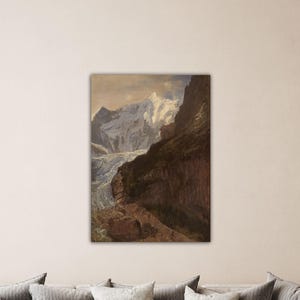 Albert Bierstadt Finsterhorn Poster Bierstadt Wall Art Albert Bierstadt Print Bierstadt Paint Bierstadt Canvas Gift Of Home Wall Decor Art