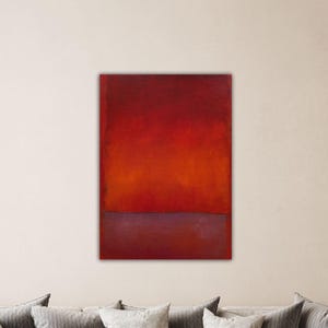 Mark Rothko Red Poster Rothko Museum Exhibition Mark Rothko Canvas Home Wall Decor Rothko Wall Art Rothko Reproduction Mark Rothko Painting