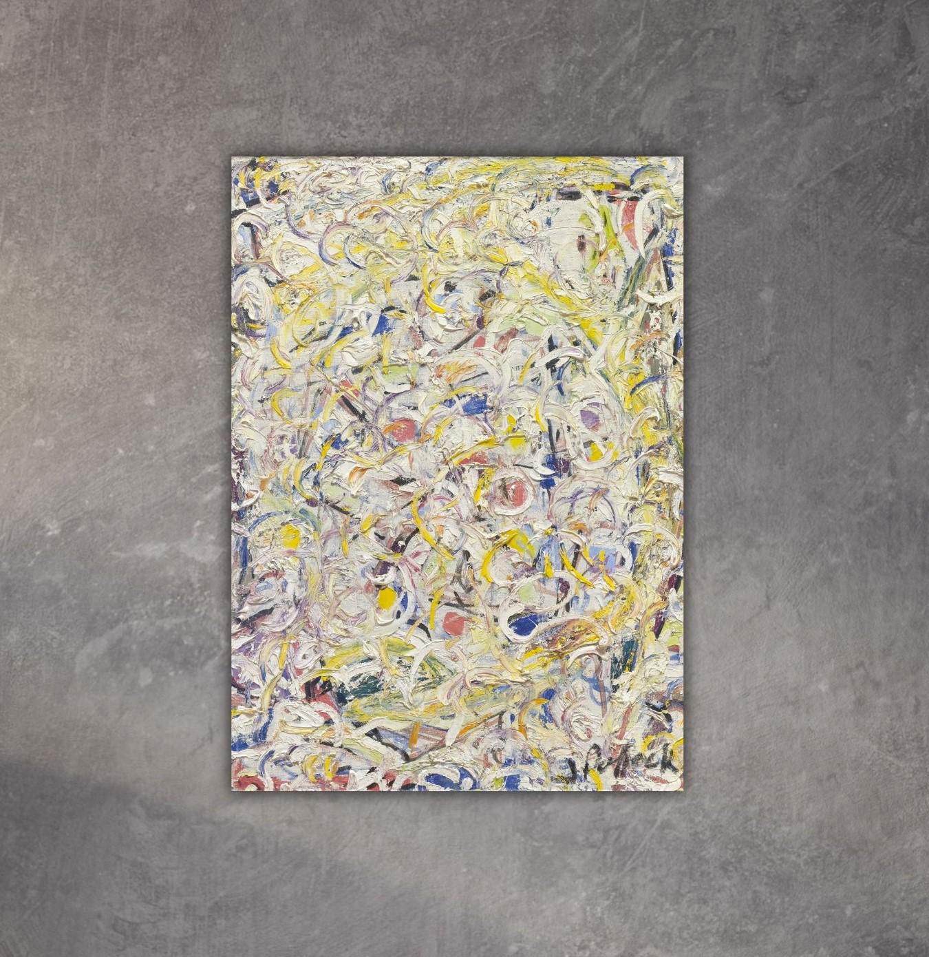 Jackson Pollock Shimmering Substance 1946 Canvas Museum Decor Art