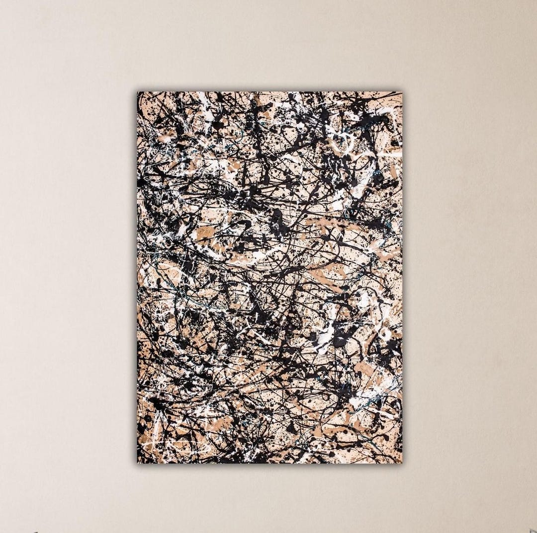 Jackson Pollock No 30 Canvas Museum Decor Art Pollock Wall Art Pollock ...