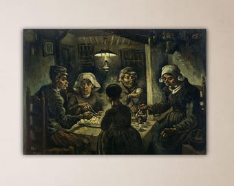 フィンセント ファン ゴッホ ジャガイモを食べる人々 (1885) 絵画