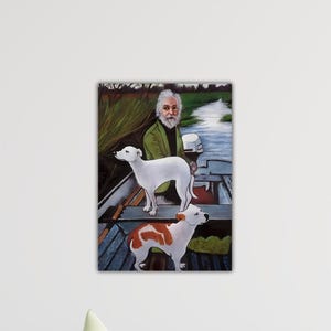 GoodFellas oude man en honden poster GoodFellas muurkunst GoodFellas canvas GoodFellas verf cadeau van thuis muurdecoratie kunst museum decor afdrukken
