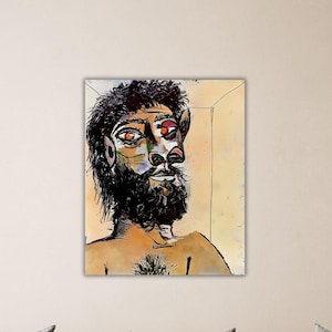 Pablo Picasso Faun&#39;s Head Painting Pablo Picasso Canvas Picasso Wall Art Museum Decor Art Gift Of Home Wall Decor Art Pablo Picasso Poster