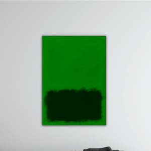 Mark Rothko Kunst Grün und Dunkelgrün Poster Rothko Museum Art Mark Rothko Leinwand Geschenk Home Wand Dekor Farbe Rothko Wandkunst Rothko Druckkunst