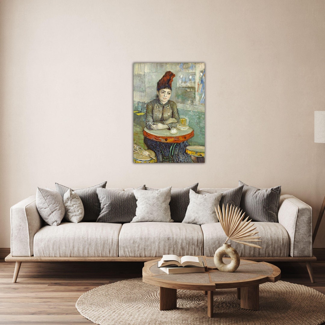 Amfyn Agostina Segatori in Le Tambourin 1887 Painting With Wood Photo Frame (Multicolor) main image 0