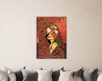 Jalil Julie na Mitchev poster Jalil Julie canvas Jalil Julie muurkunst Home muur decor kunst cadeau Jalil Julie verf kunst Jalil Julie afdrukken
