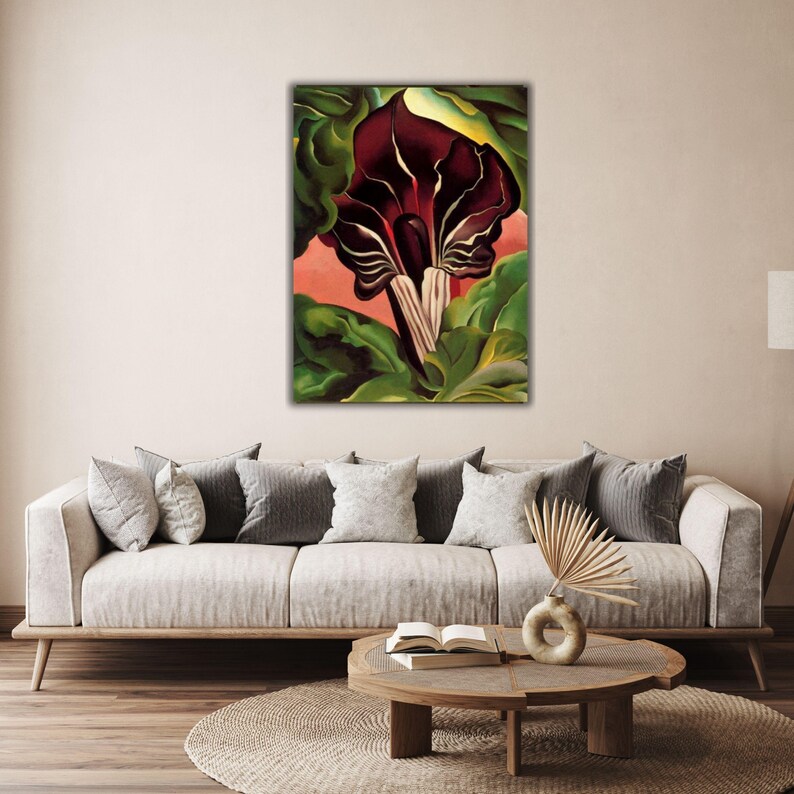 Georgia O'keeffe Jack in the Pulpit II Canvas O'keeffe Poster Office ...