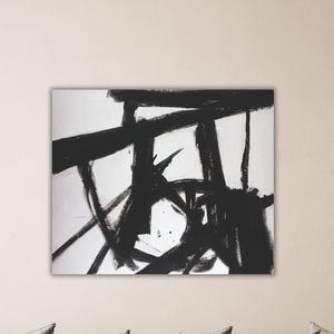 Franz Kline Turin 1960 Wall Art Franz Kline Poster Franz Kline Canvas Franz Kline Wall Decor Franz Kline Printing Gift Office Room Decor Art