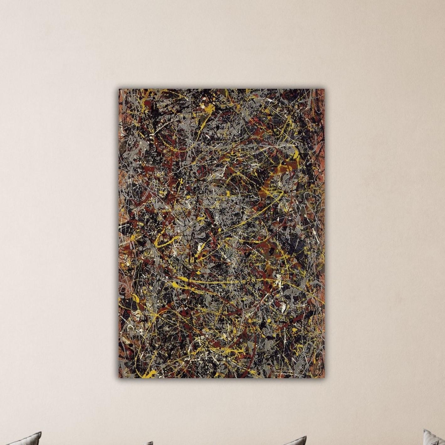 絵画 No.5 番号5。 - Jackson Pollock | WikiOO.org - 百科事典