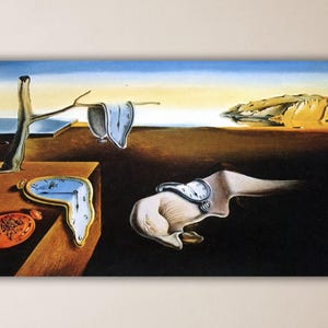 Salvador Dali The Persistence Of Memory Poster Gift Of Love Decor Art Salvador Dali Canvas Dali Wall Art Dali Painting Home Decor Museum Art