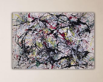 Jackson Pollock Number 34 1949 Poster Pollock Canvas Jackson