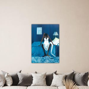 Annie Lee - Blue Monday Canvas Annie Lee Poster Annie Lee Wall Art Gift Home Wall Decor Art Annie Lee Painting Annie Lee Print Modern Canvas