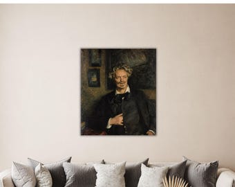 アウグスト・ストリンドベリ - 嵐の風景 スウェーデン (1894) - 有名な