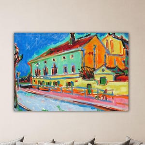 Ernst Ludwig Kirchner Dance Hall Bellevue Poster Kirchner Print Kirchner Canvas Kirchner Painting Art Gift Of Home Wall Decor Art Museum Art