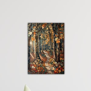 Poster con vista rustica autunnale di William Morris, arte murale di Morris, tela di Morris, pittura di William Morris, regalo artistico, arredamento per la casa, museo d'arte, arte