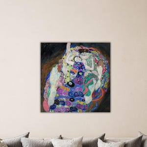 Gustav Klimt The Virgin 1913 Wall Decor Gustav Klimt Canvas Gustav Klimt Poster Gustav Klimt Paint Gift Home Wall Decor Print Klimt Wall Art